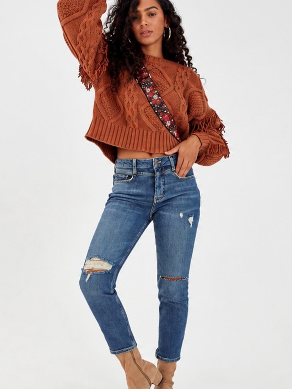 NWT Anthropologie Pilcro High-Rise Slim Jeans Medium Wash Size 25